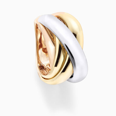 Durán Ring in White, Rose and Yellow Gold