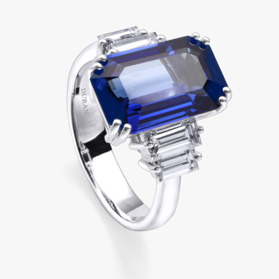 Durán Diamonds and Sapphire Ring
