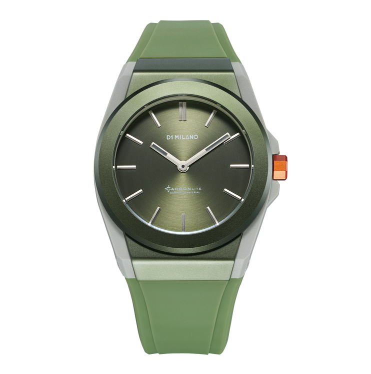 D1 Milano Carbonlite Watch 40.5mm – Sage