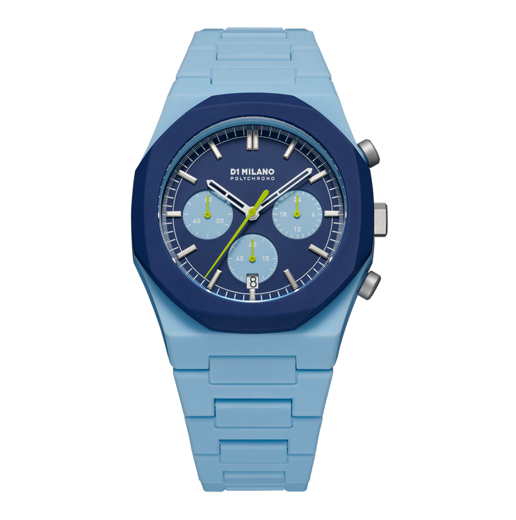 Reloj D1 Milano Polychrono 40.5mm Blue Blast