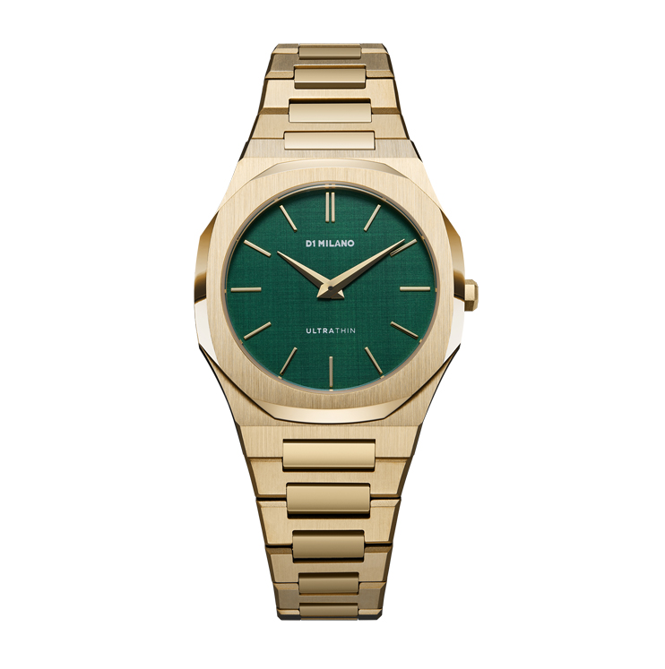 D1 Milano Ultra Thin Watch Bracelet 34mm – Emerald