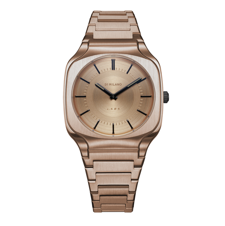 Reloj D1Milano Ultrathin 37mm – Square champagne