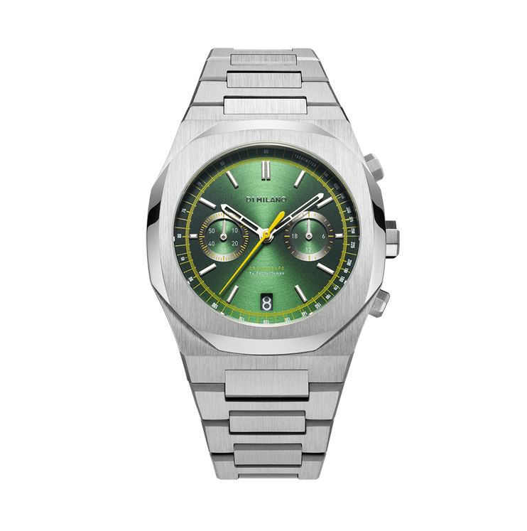 Relojs D1 Milano Chronograph Brazalete 41.5mm – Noble Green