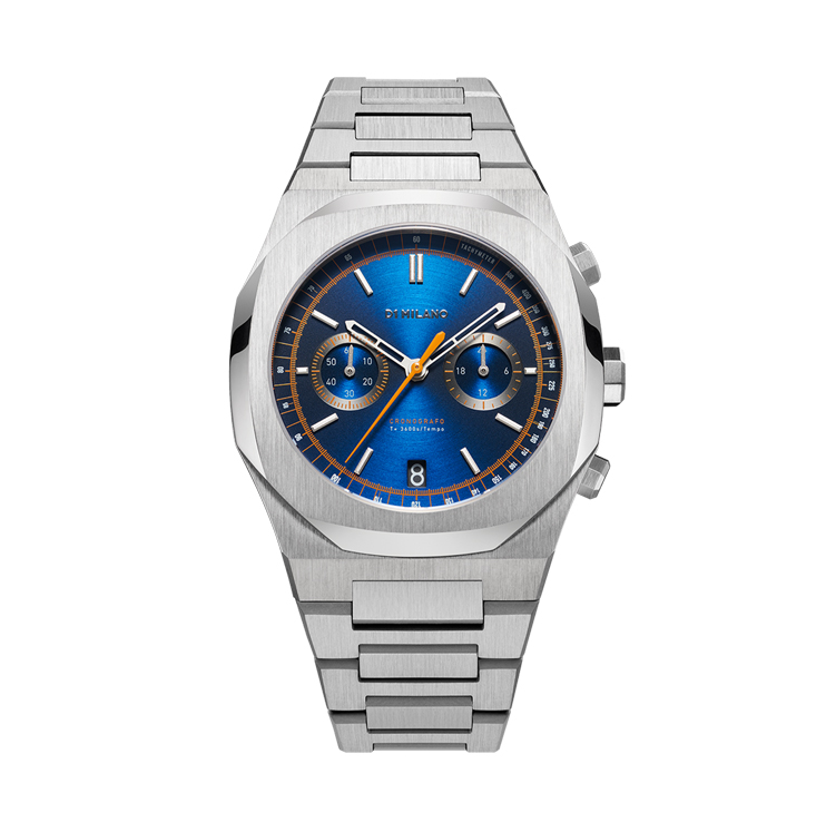 D1 Milano Chronograph Watch 41.5mm – Royal Blue