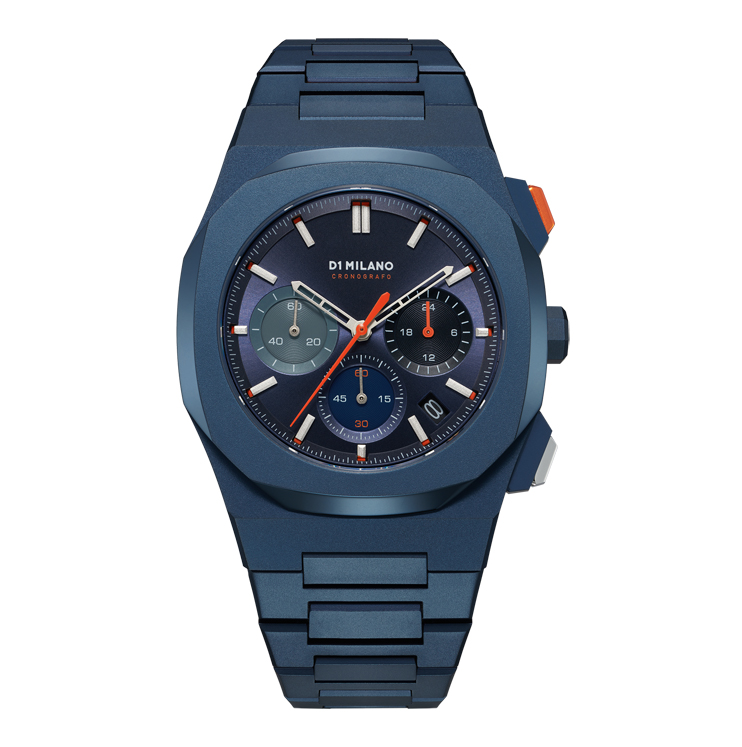 Reloj D1 Milano Chronograph Brazalete 41.5mm – Nox