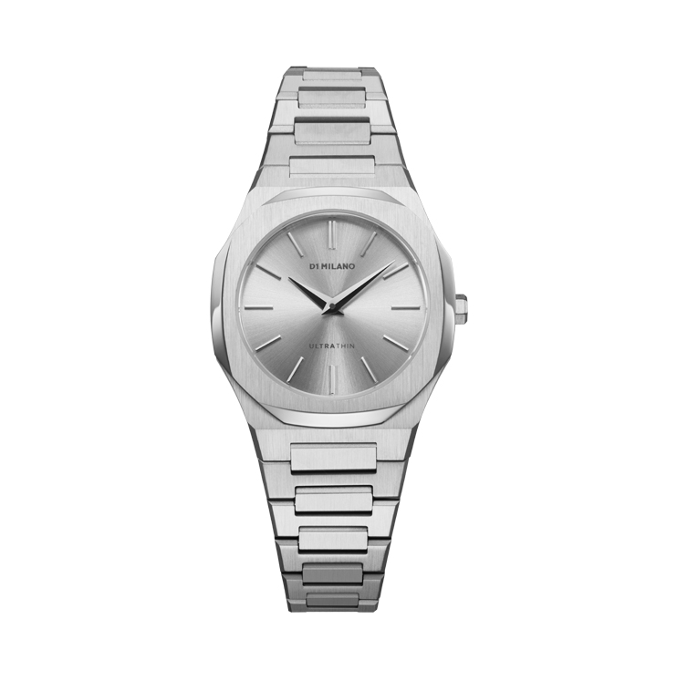 D1 Milano Ultra Thin Watch Bracelet 30mm – Zephyr Silver
