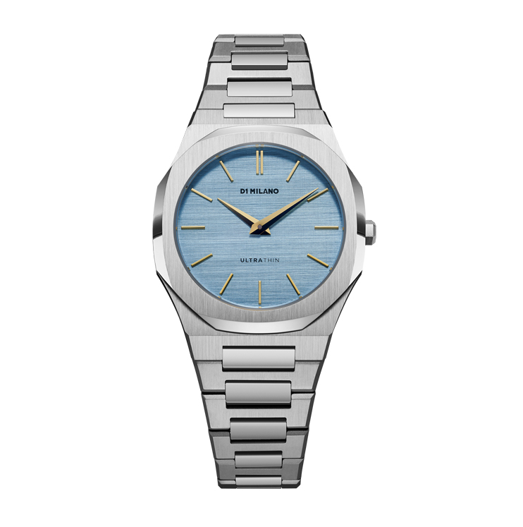 D1 Milano Ultra Thin Watch Bracelet 34mm – Dusk Light Blue