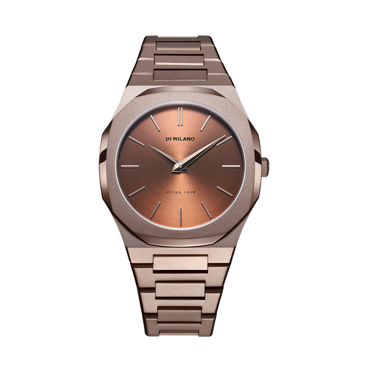 D1 Milano Ultra Thin Watch Bracelet 40mm – Chocolate