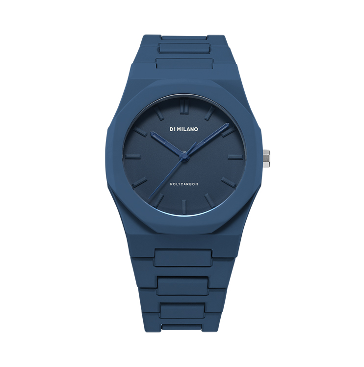 D1 Milano Polycarbon Watch 40.5mm – Navy Blue
