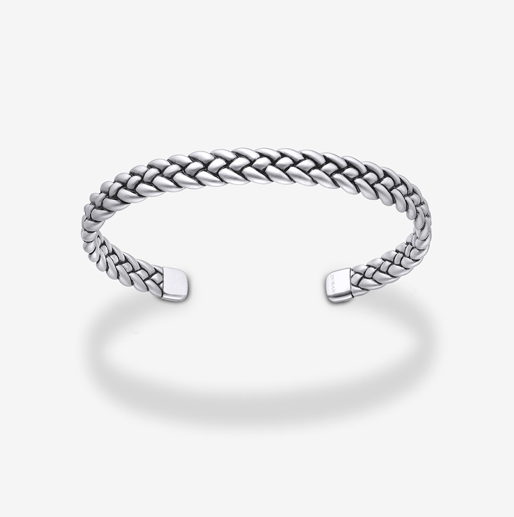 Pulsera abierta Durán de plata