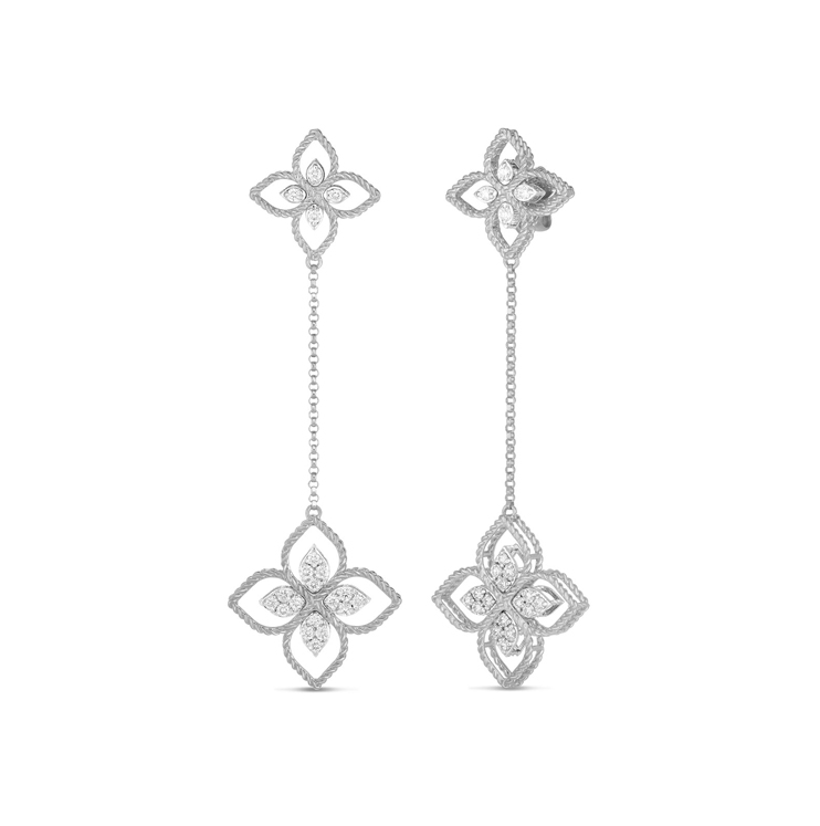Pendientes Roberto Coin Princess Flower