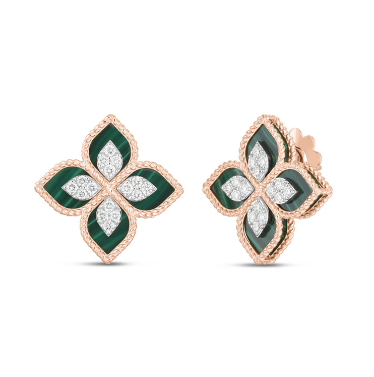 Pendientes Roberto Coin Princess Flower