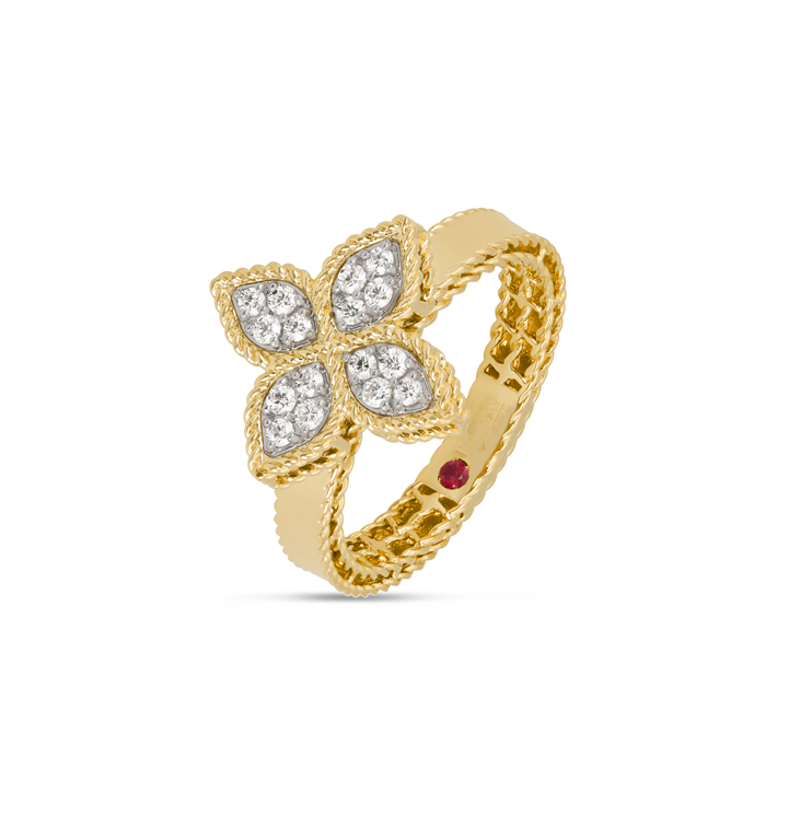 Anillo Roberto Coin Princess Flower
