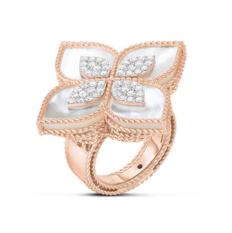 Anillo Roberto Coin Princess Flower