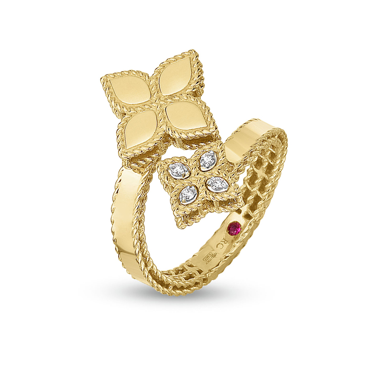 Anillo Roberto Coin Princess Flower
