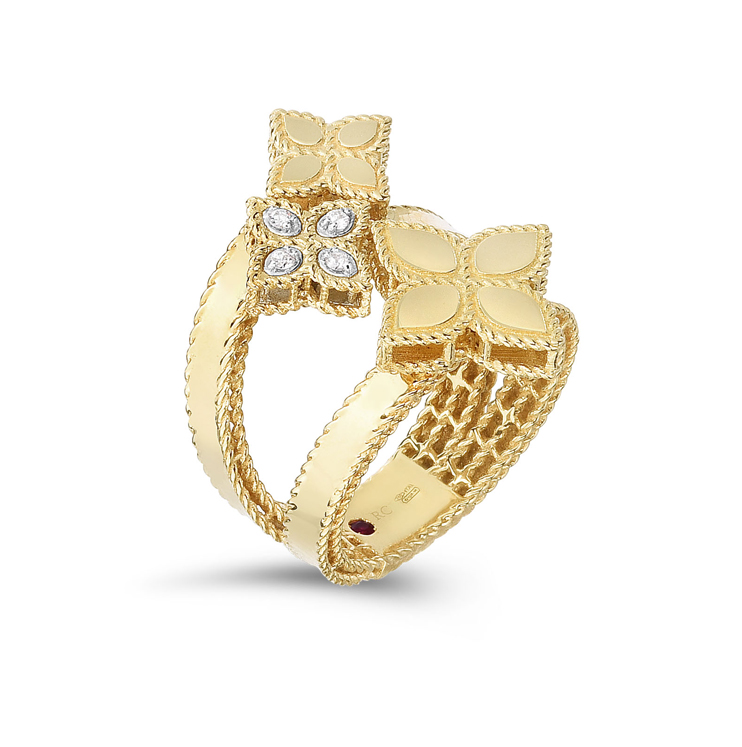 Anillo Roberto Coin Princess Flower