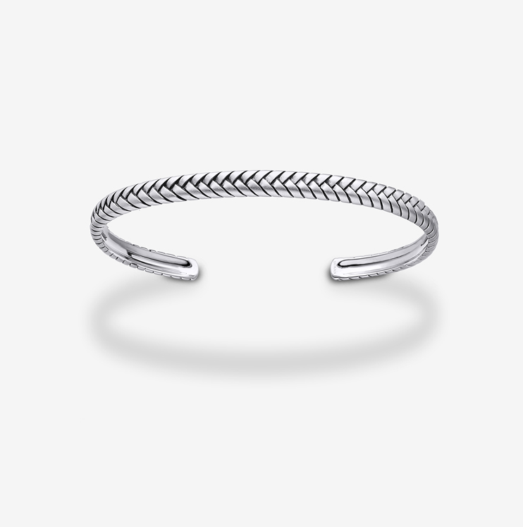 Pulsera abierta Durán de plata