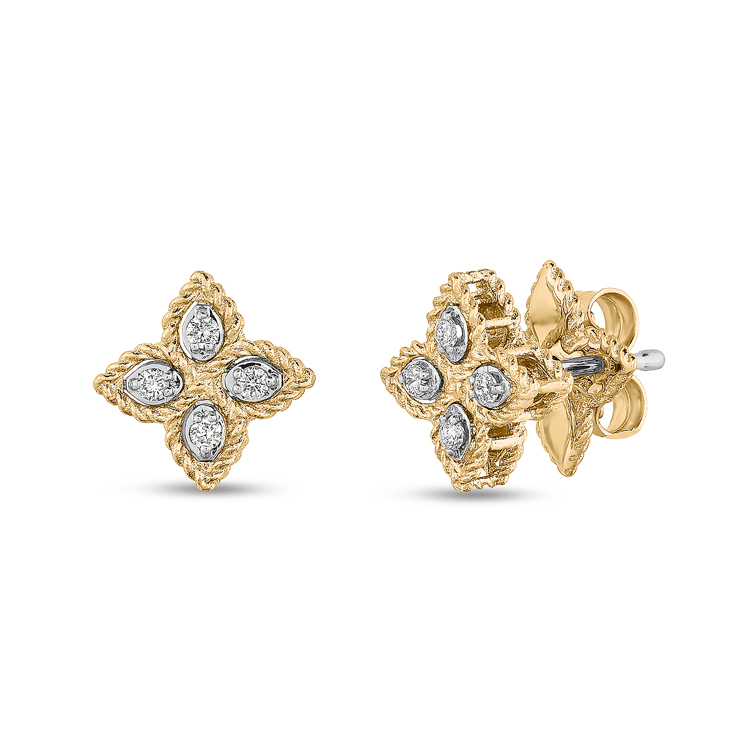 Roberto Coin Princess Flower earrings