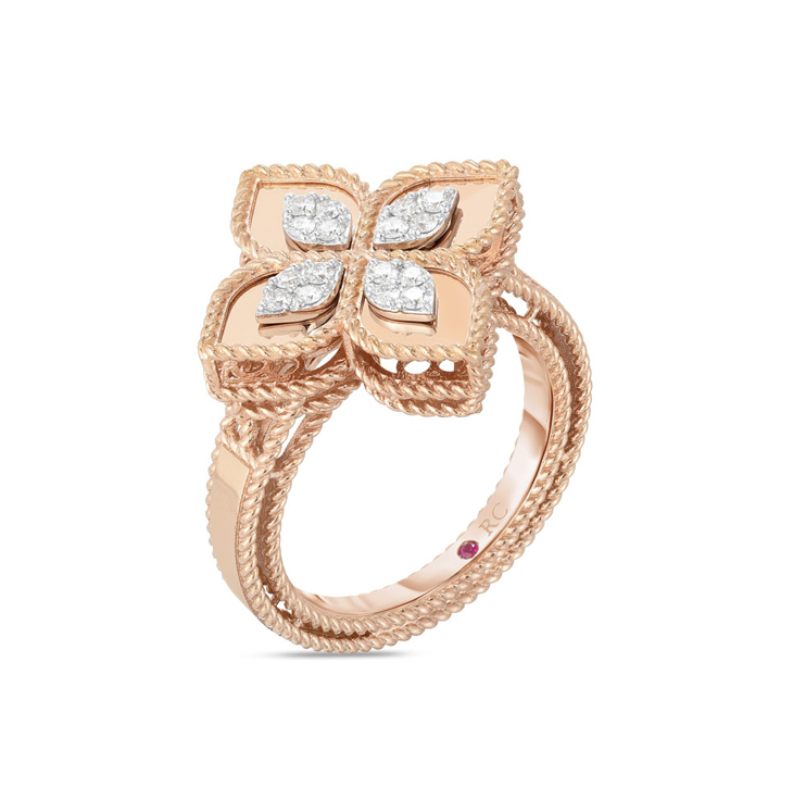 Anillo Roberto Coin Princess Flower