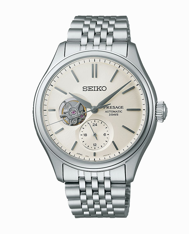 Presage Classic Series Skeleton Beige