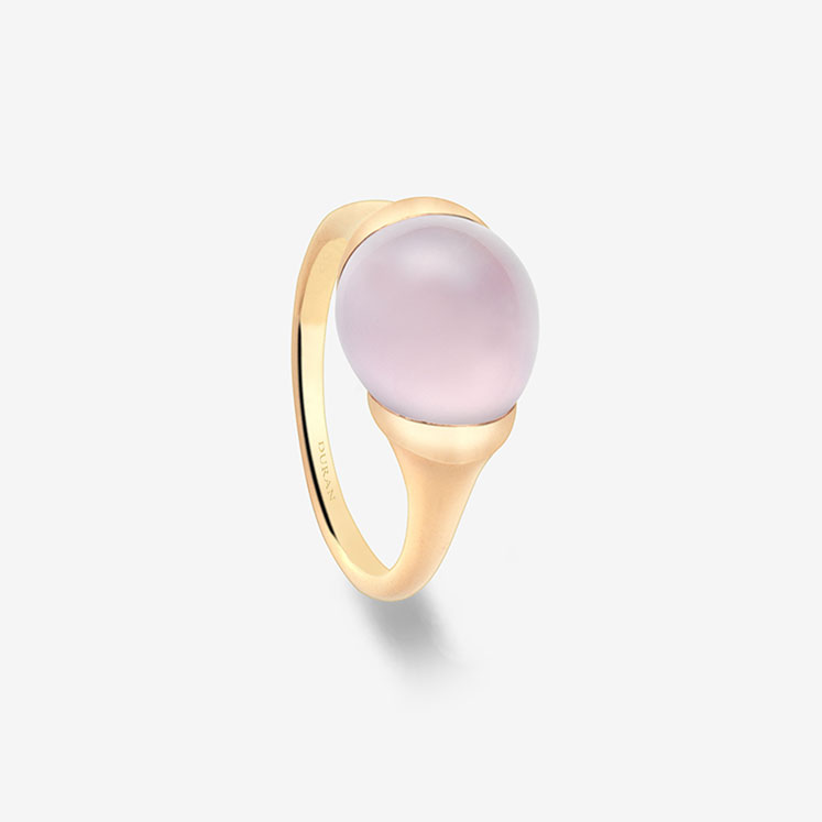 Anillo Durán con Cuarzo rosa