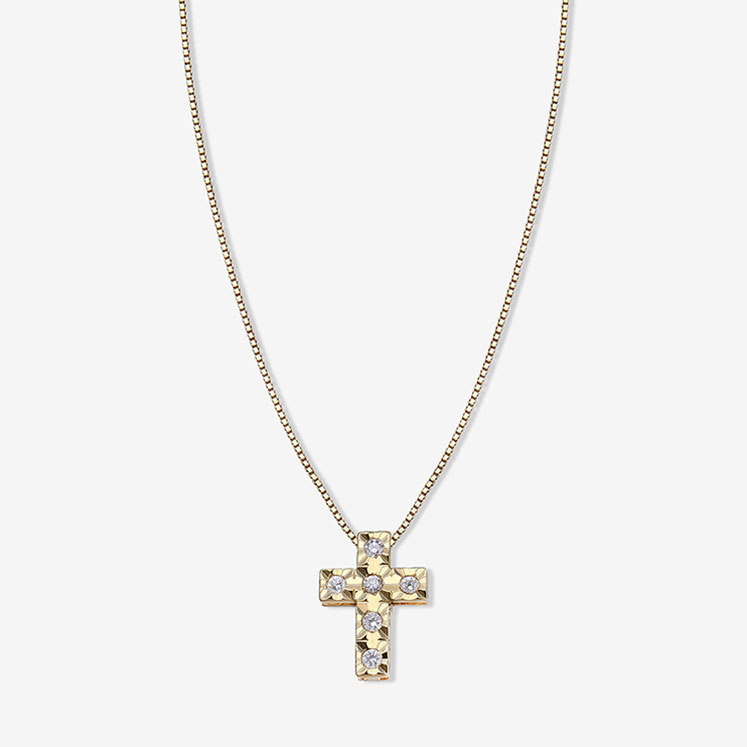 Colgante Durán Cruz con Brillantes
