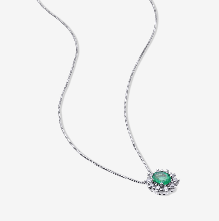Durán pendant with emerald