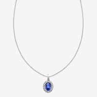 Durán pendant with sapphire
