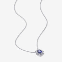 Durán pendant with sapphire