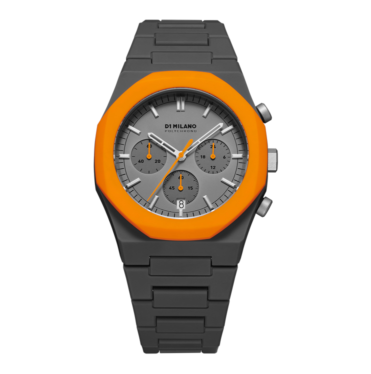 Reloj D1 Milano Polychrono 40.5mm Orange Blast
