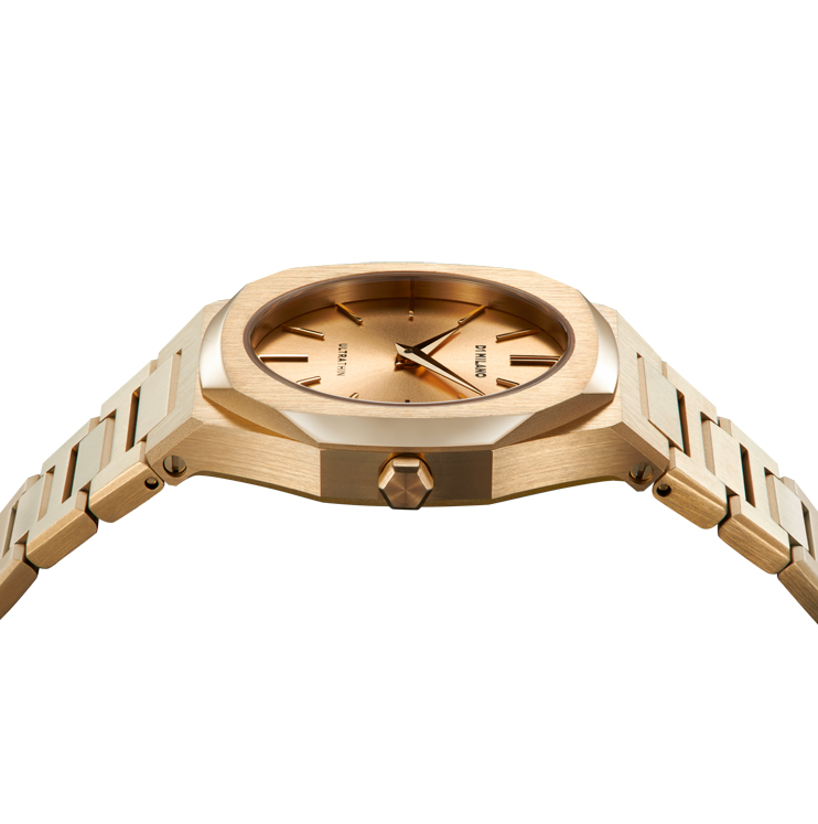 D1 Milano Ultra Thin Watch Bracelet 30mm - Zephyr Gold