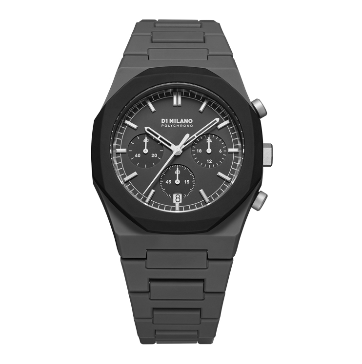 D1 Milano Polychrono Watch 40.5mm – Black Blast